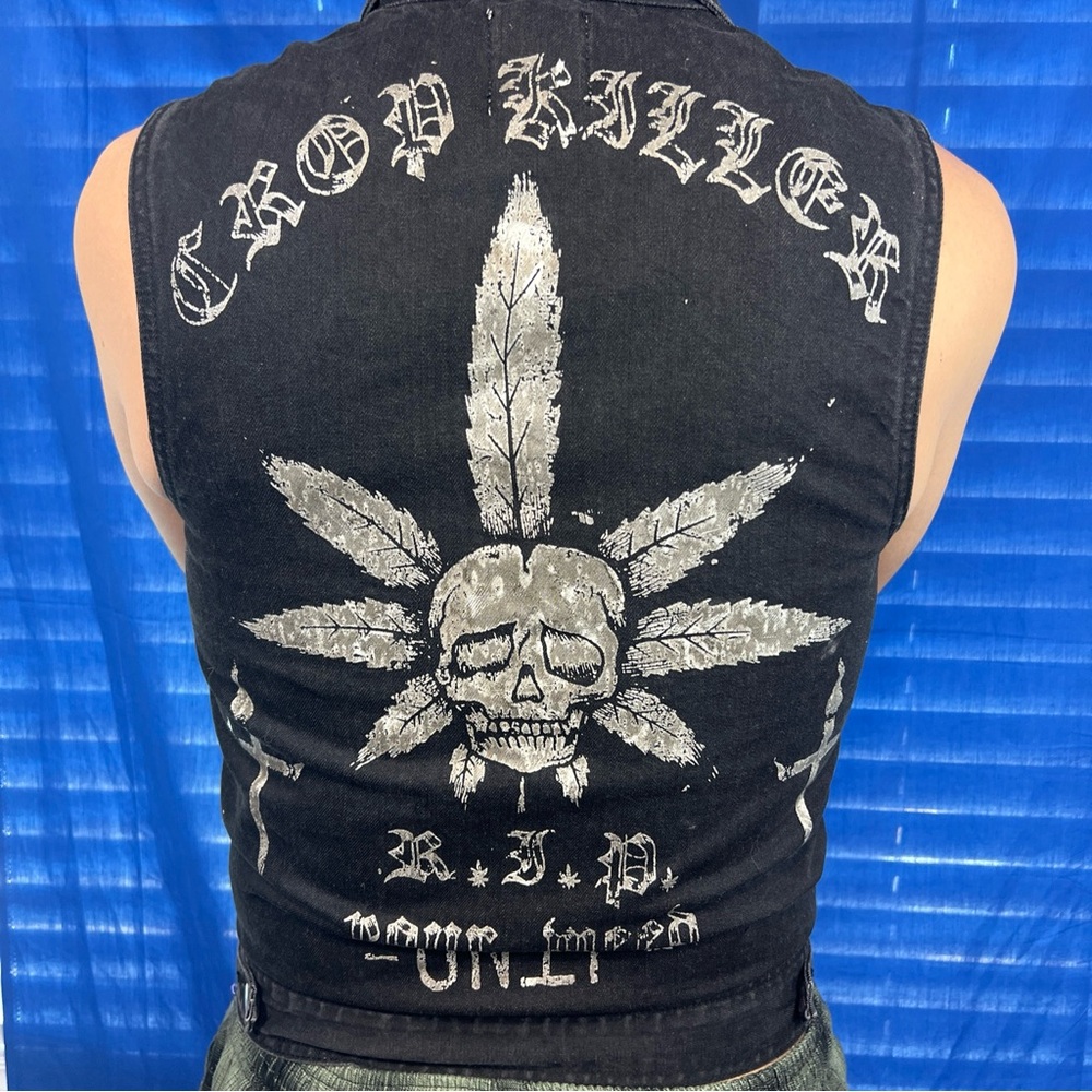 UNIF Crop Killer Black Vest - Size XS
